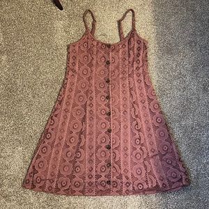 Aeropostale Short Lace Patterned Dress